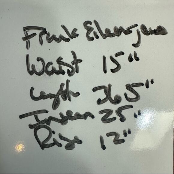 Frank & Eileen Monaghan High Waist Straight Leg Raw Hem Mom Blue Jeans 30 - Picture 12 of 16